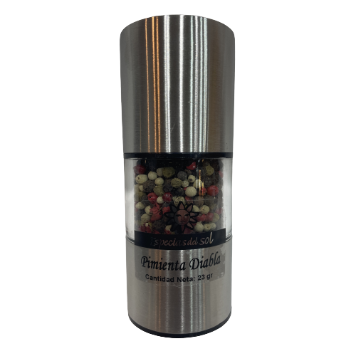 [CJ-1174] Pimienta Diabla Grano Molinillo Metal 25g