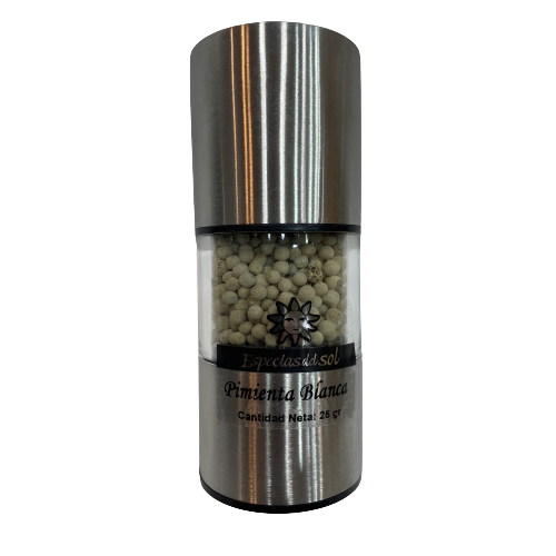 [CJ-1175] Pimienta Blanca Grano Molinillo Metal