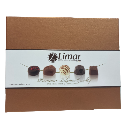 [CJ-1276] Bombones Limar estuche dorado 125gr