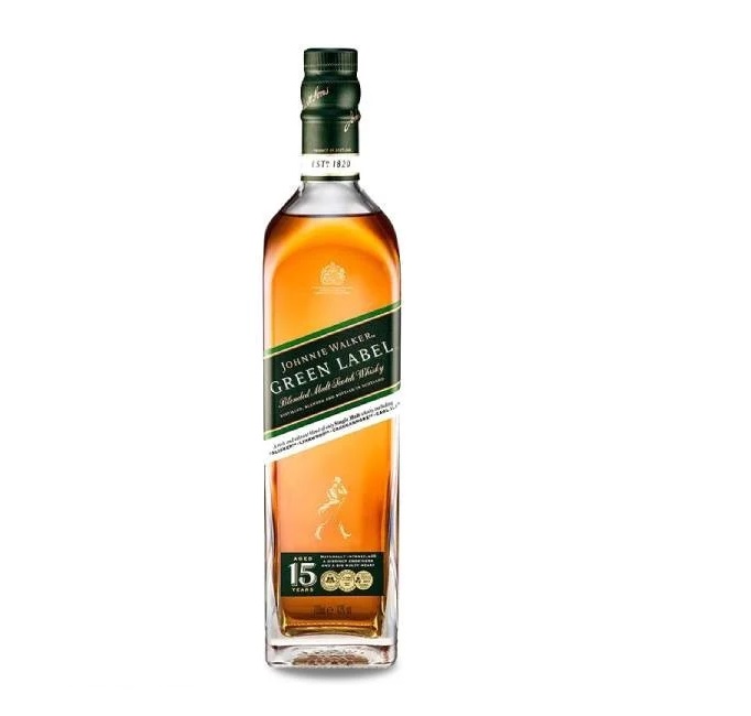 [CJ-1404] Johnnie Walker Etiqueta Verde Pure Malta  15 años - 70 CL