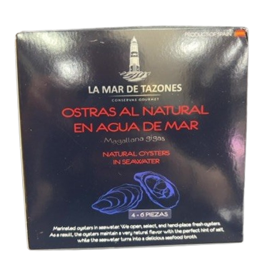 [CJ-1475] Ostras natural agua mar conserva