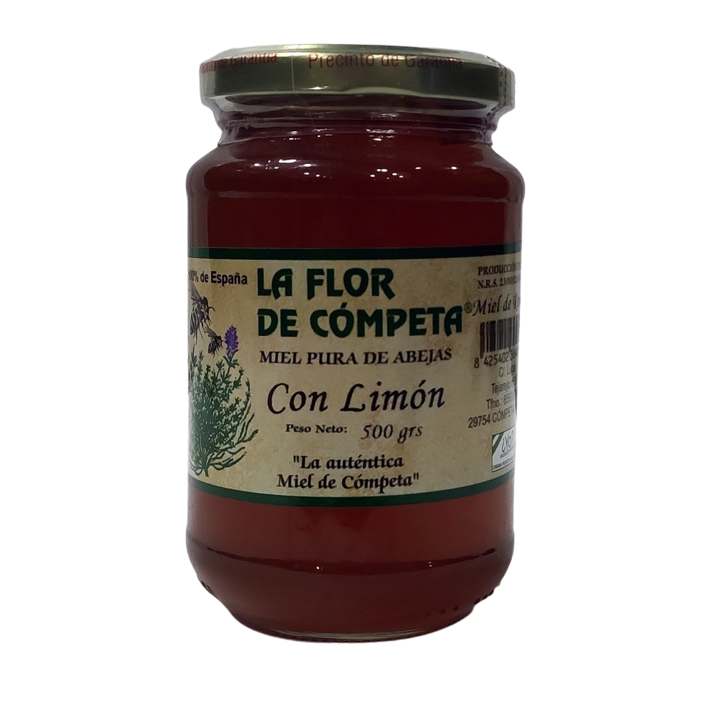 [CJ-0168] Miel Pura de Abeja de Cómpeta con Limón 500 Gr