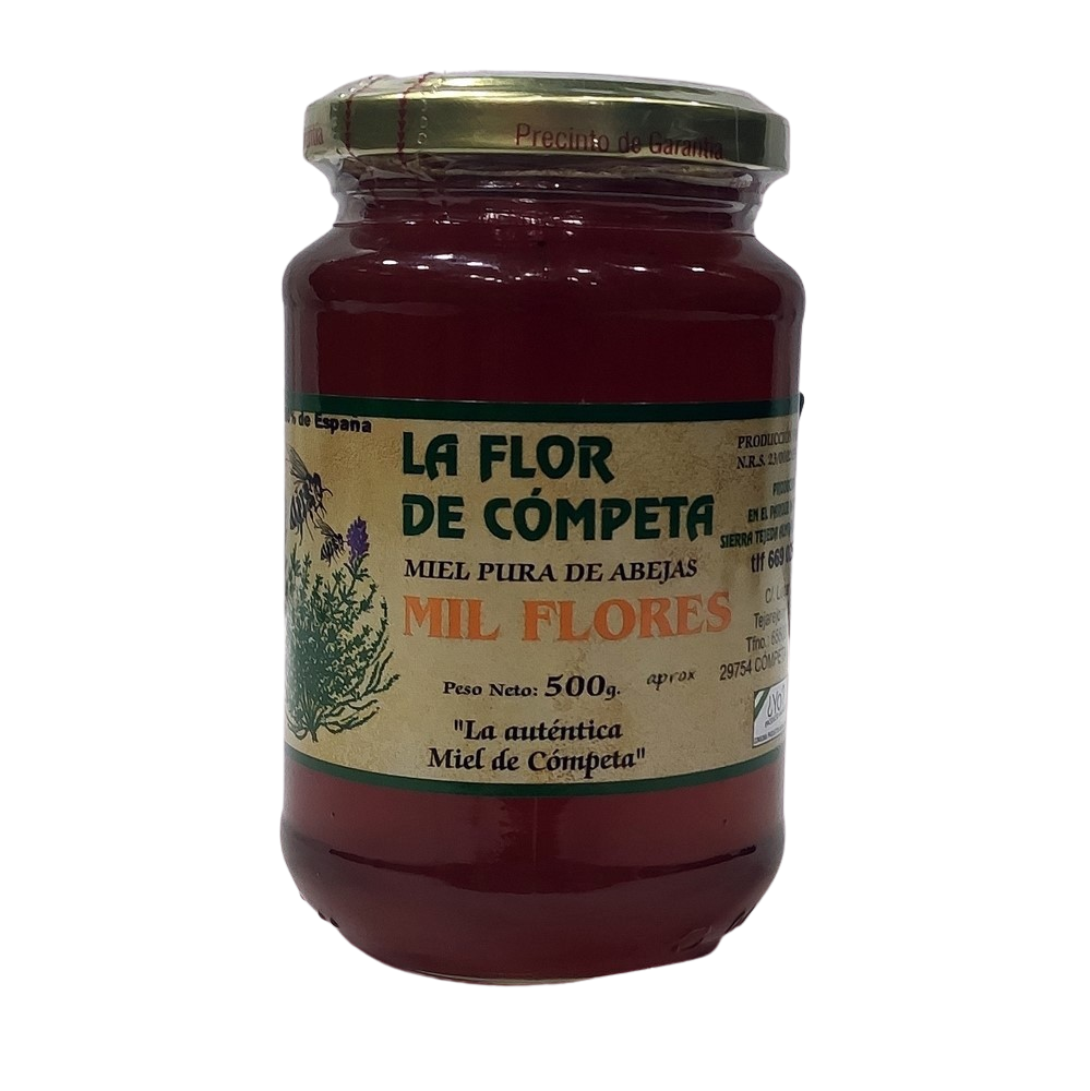 [CJ-0695] Miel Pura de Abeja de Cómpeta Mil Flores 500 Gr
