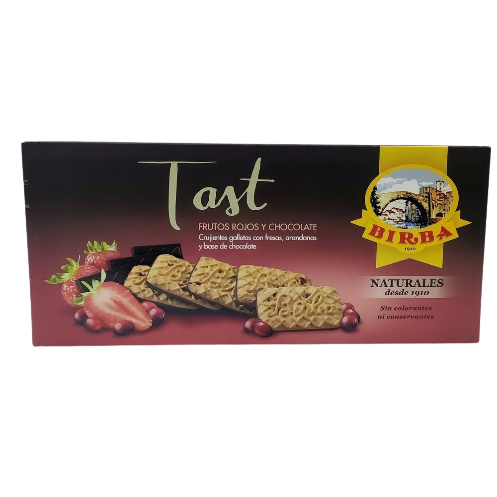 [CJ-0439] Tast de Frutos Rojos y Base de Chocolate Crujiente 120Gr