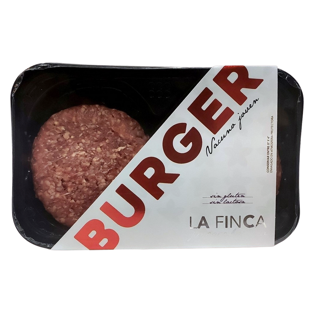 [CJ-0282] Hamburguesa Vacuno sesamo Joven 2 Unid. 320Gr Aprox.