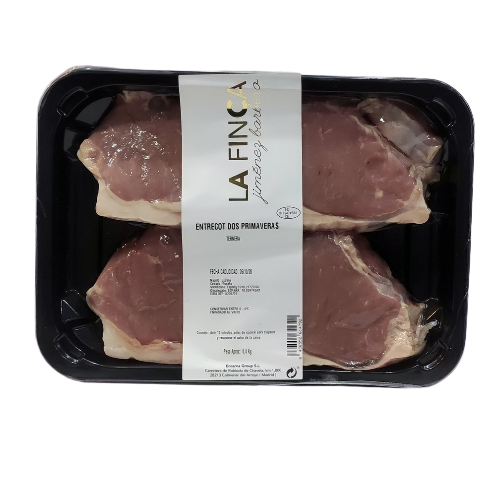 [CJ-0285] Entrecot Ternera Dos Primaveras 400Gr Aprox.