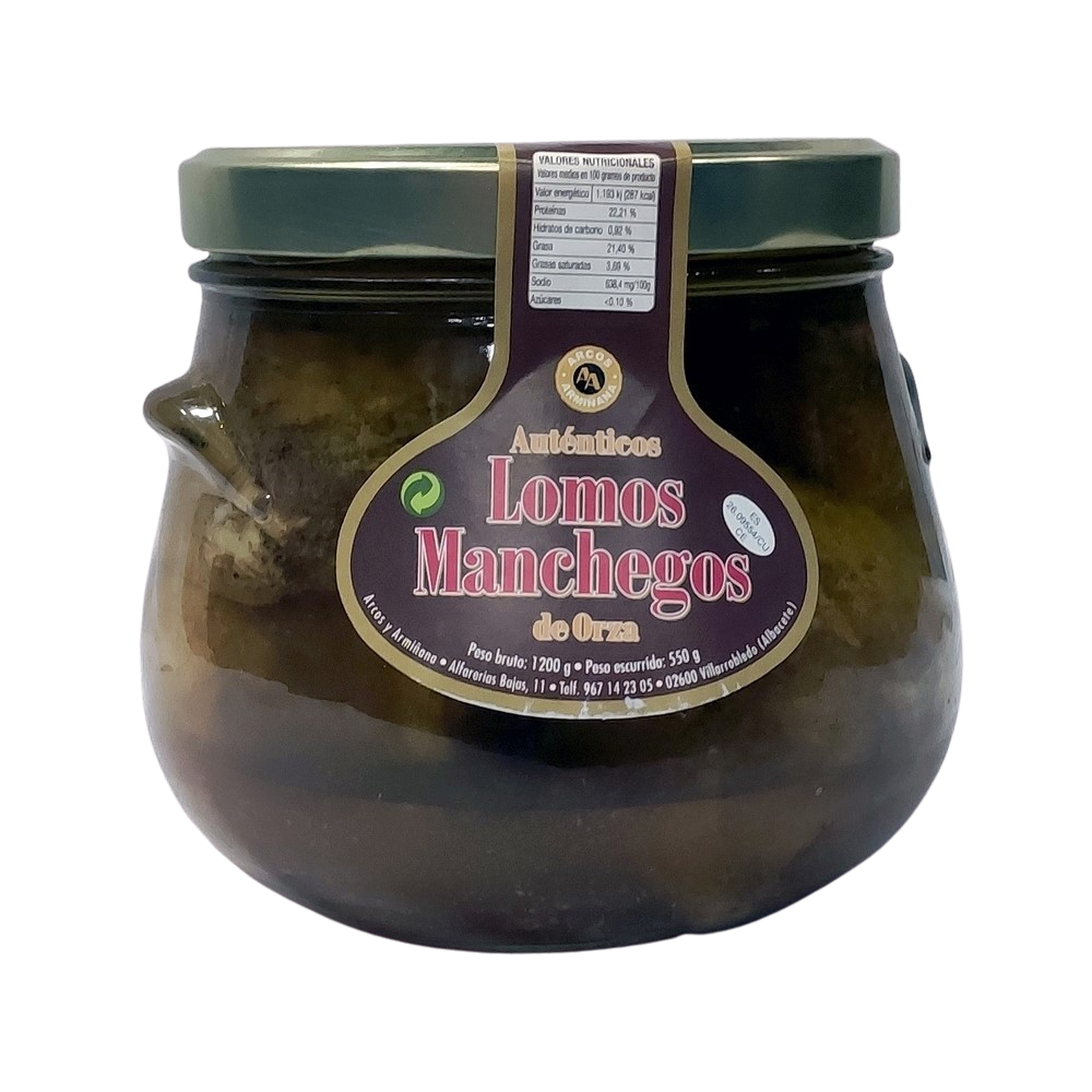 [CJ-0379] Aunténticos Lomos Machegos de Orza Arcos Armiñana 1.200 Gr
