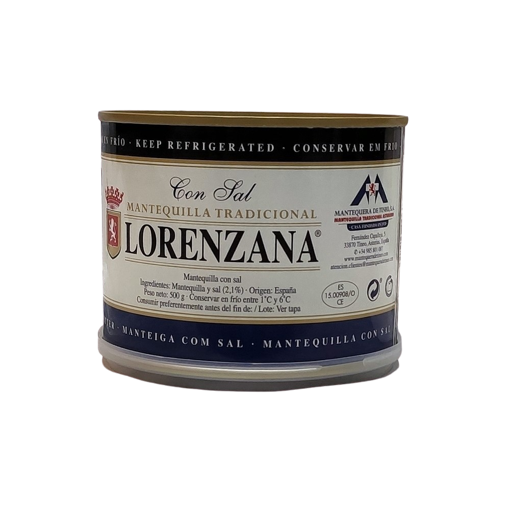 [CJ-0264] Mantequilla Lorenzana con Sal 500Gr