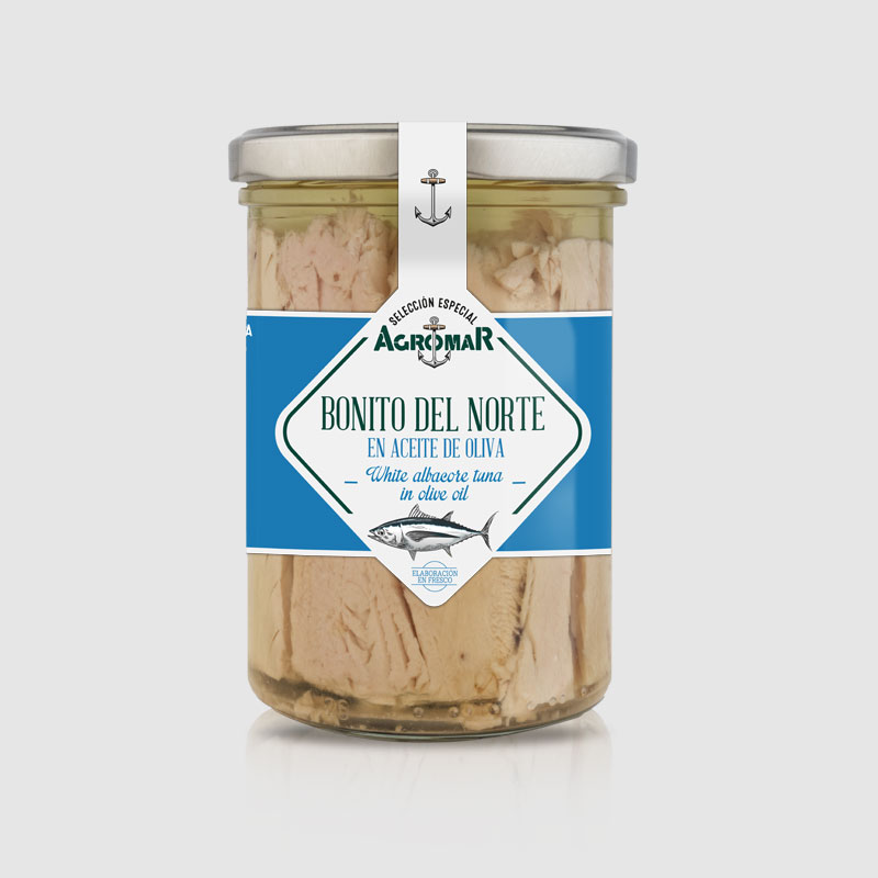 [CJ-0353] Bonito del Norte en Aceite de Oliva Agromar 450Gr