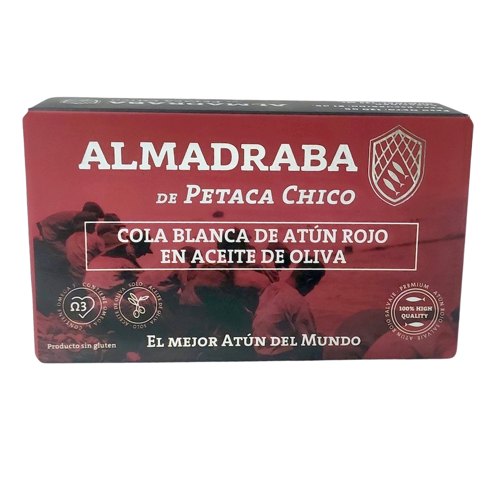 [CJ-0416] Cola Blanca de Atún Rojo en Aceite de Oliva 120Gr