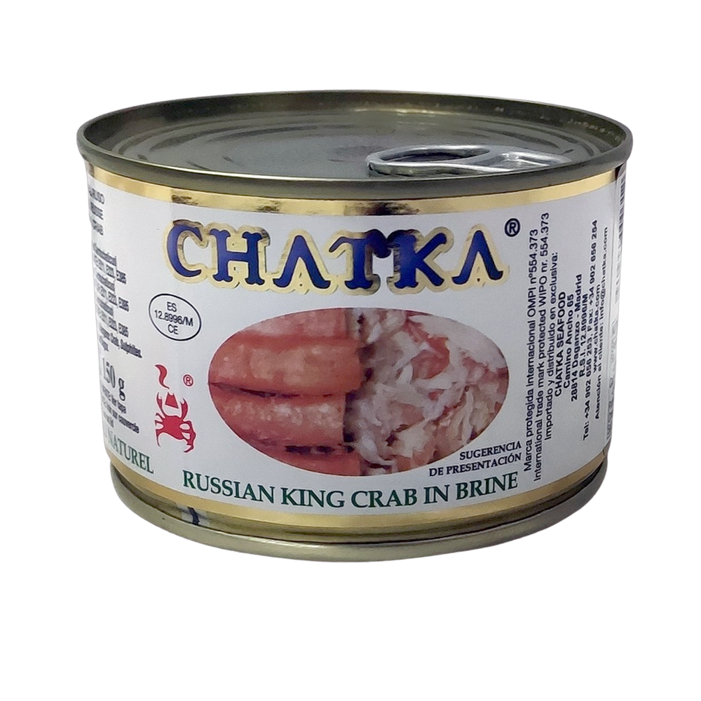 [CJ-0418] Cangrejo Real Ruso Al Natural 185Gr  Chatka 