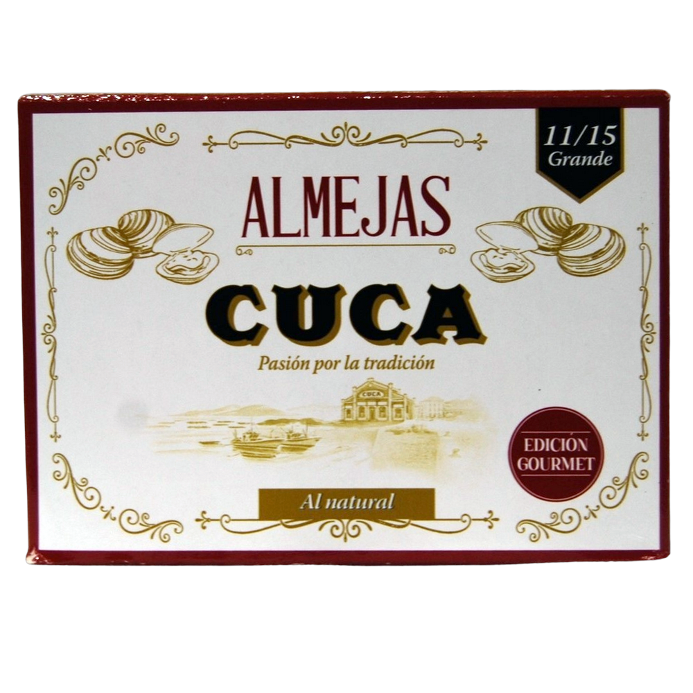 [CJ-0730] Almejas Natural 11/15 Grande (Ed. Gourmet) 120 g