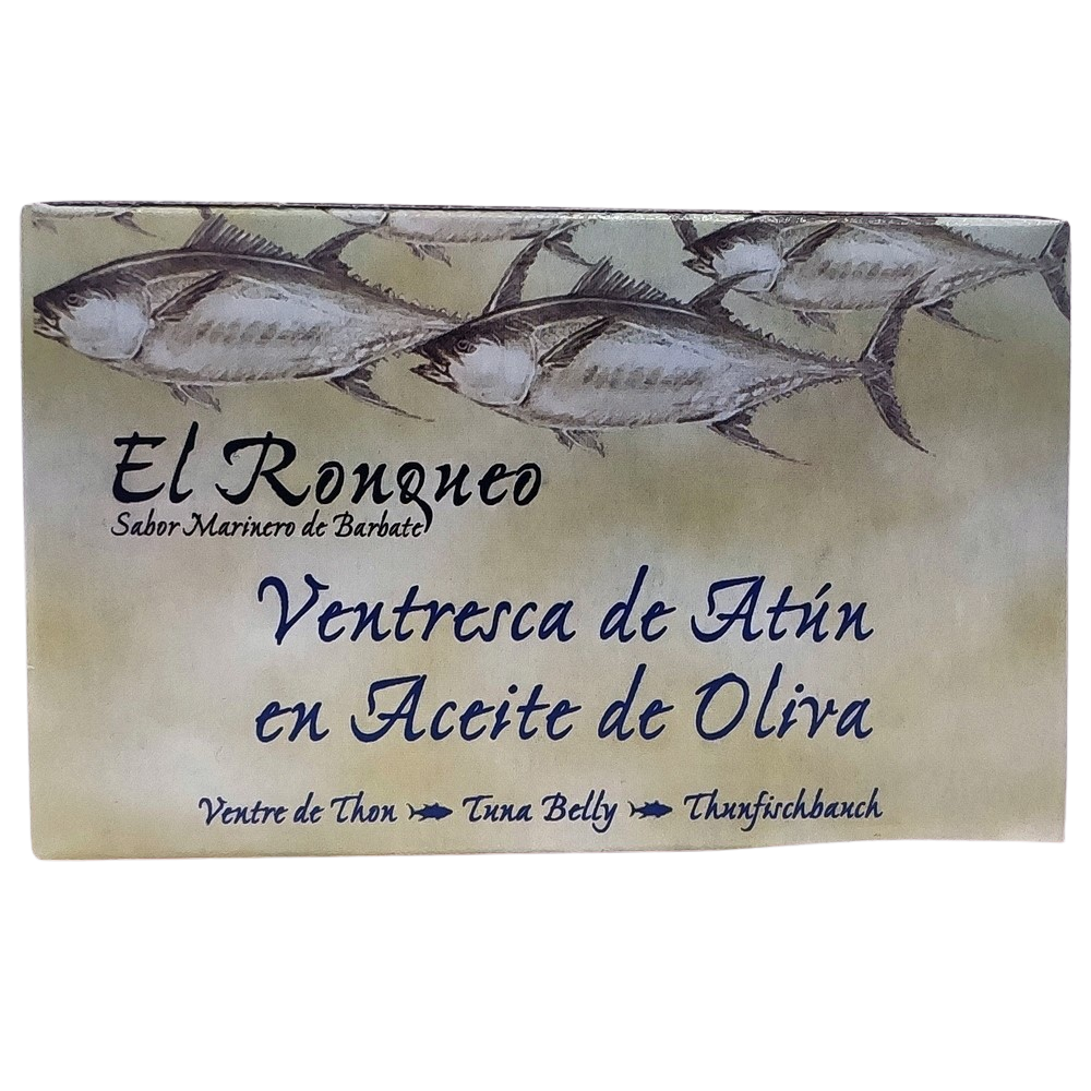 [CJ-0409] Ventresca de Atún en Aceite de Oliva 120Gr El Ronqueo 