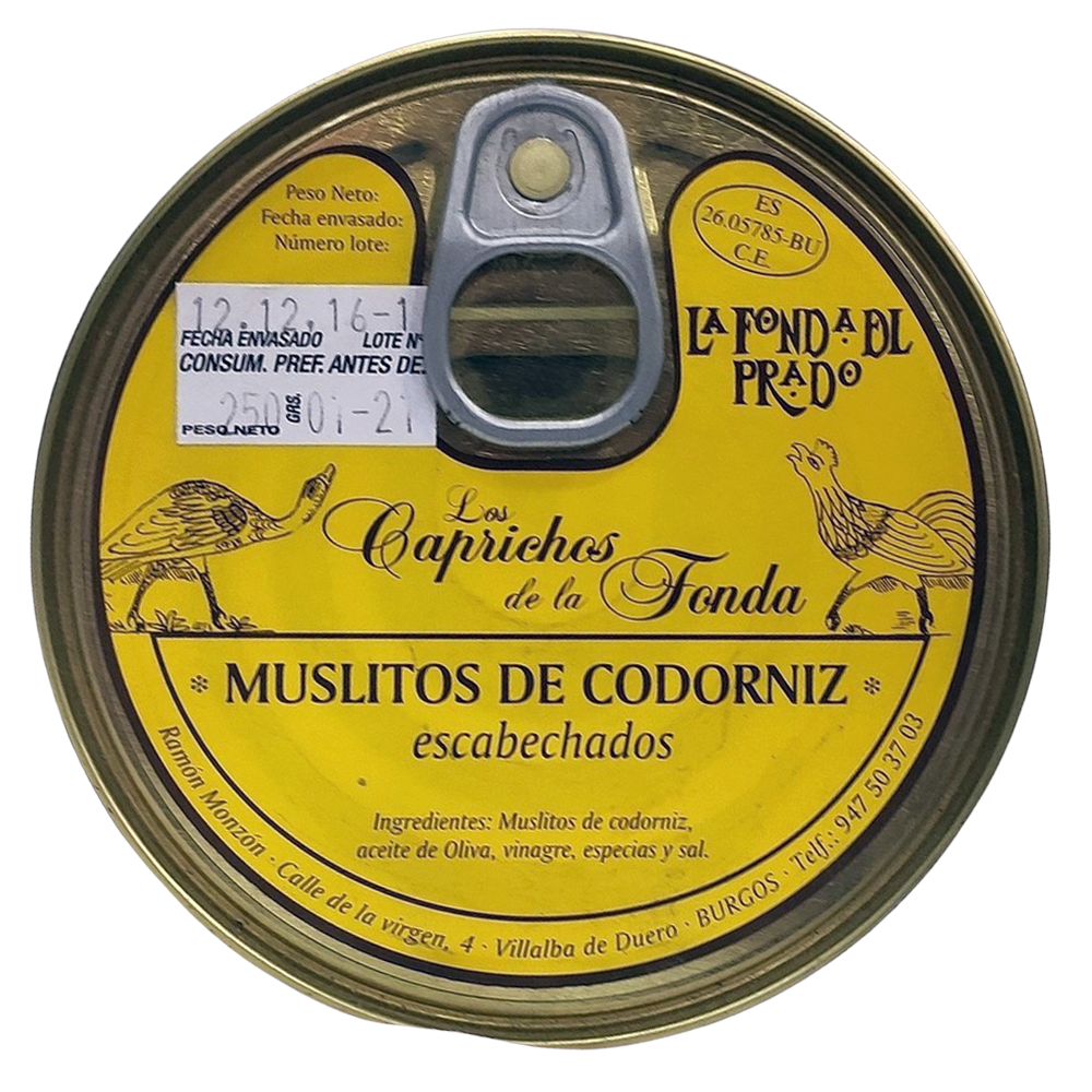 [CJ-0531] Muslitos de Codorniz Escabechada 250 g