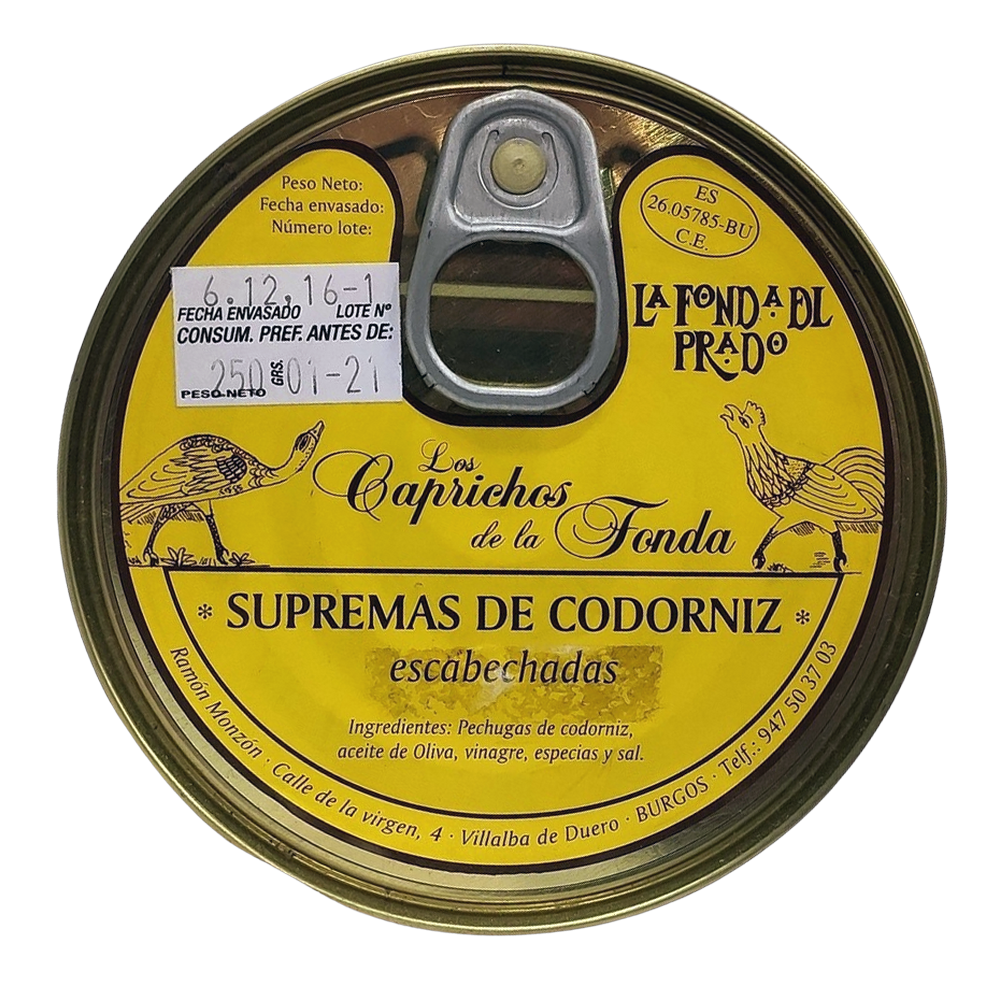 [CJ-0549] Supremas de Codorniz 250 g
