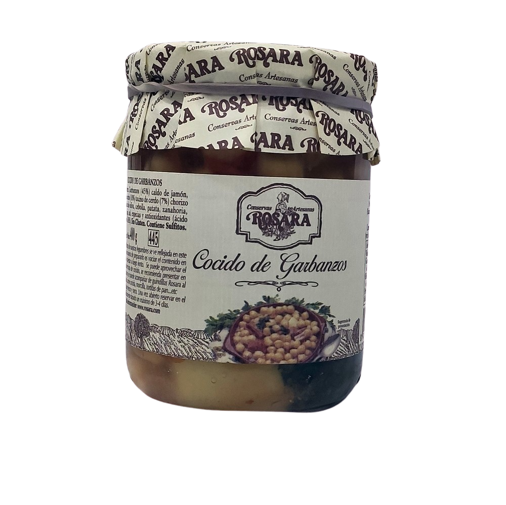 [CJ-0400] Cocido de Garbanzos Rosara 400 Gr