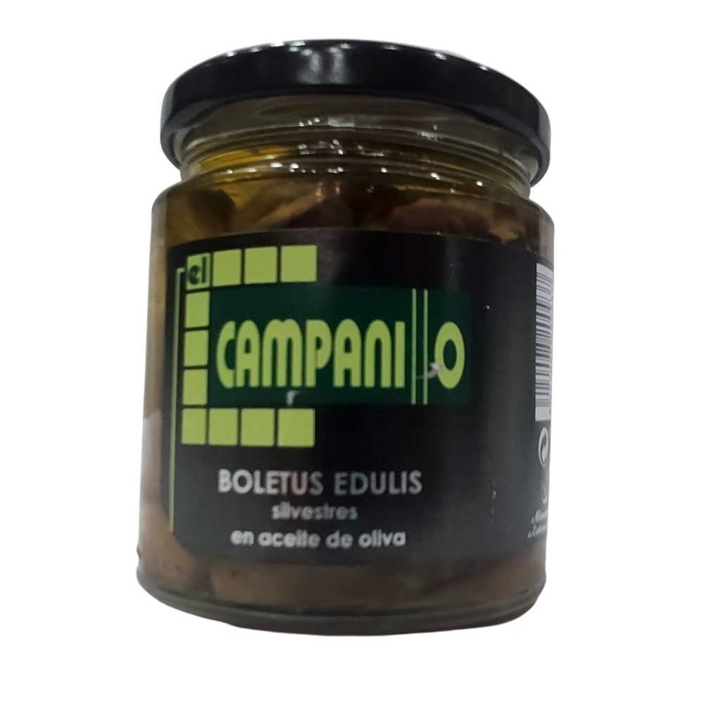 [CJ-0723] Boletus Edulis Silvestres en Aceite de Oliva 220Gr El Campanillo