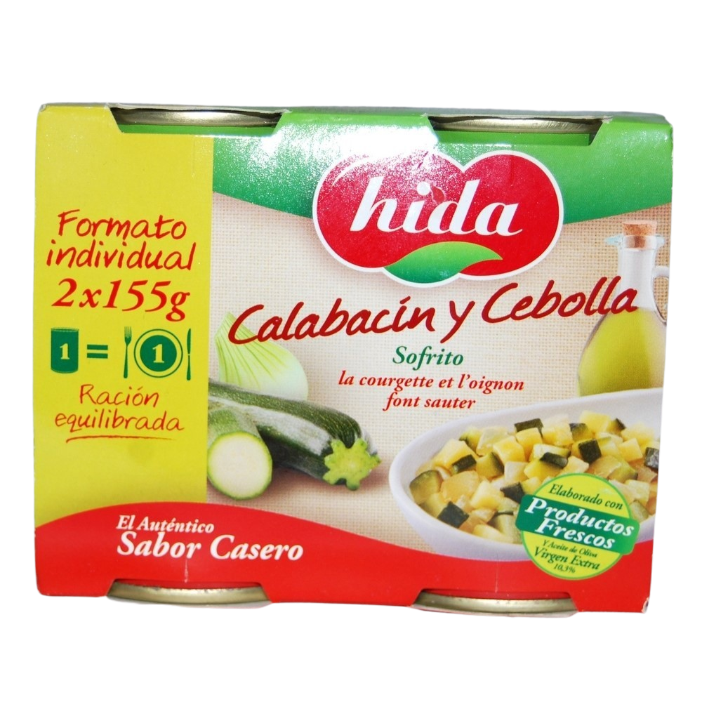 [CJ-0731] Calabacín y Cebolla Sofritos 2X155Gr