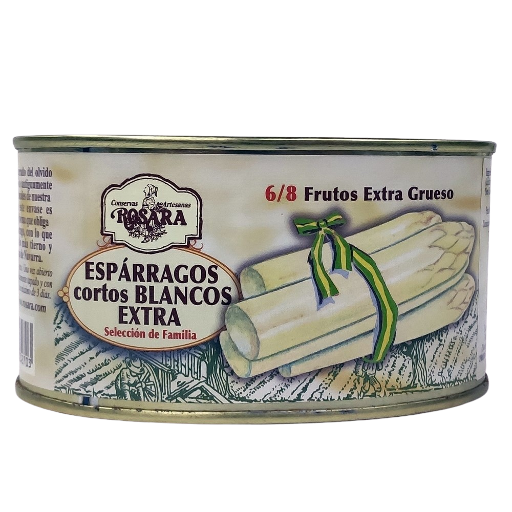 [CJ-0394] Espárragos Cortos Blancos Extra 390Gr