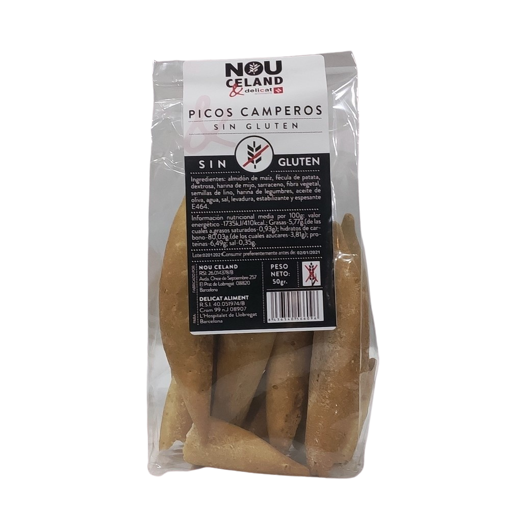[CJ-0008] Picos Camperos sin Gluten 50