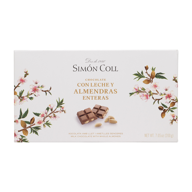 [CJ-0577] Chocolate Suprema Con Leche Y Almendras Enteras 200Gr