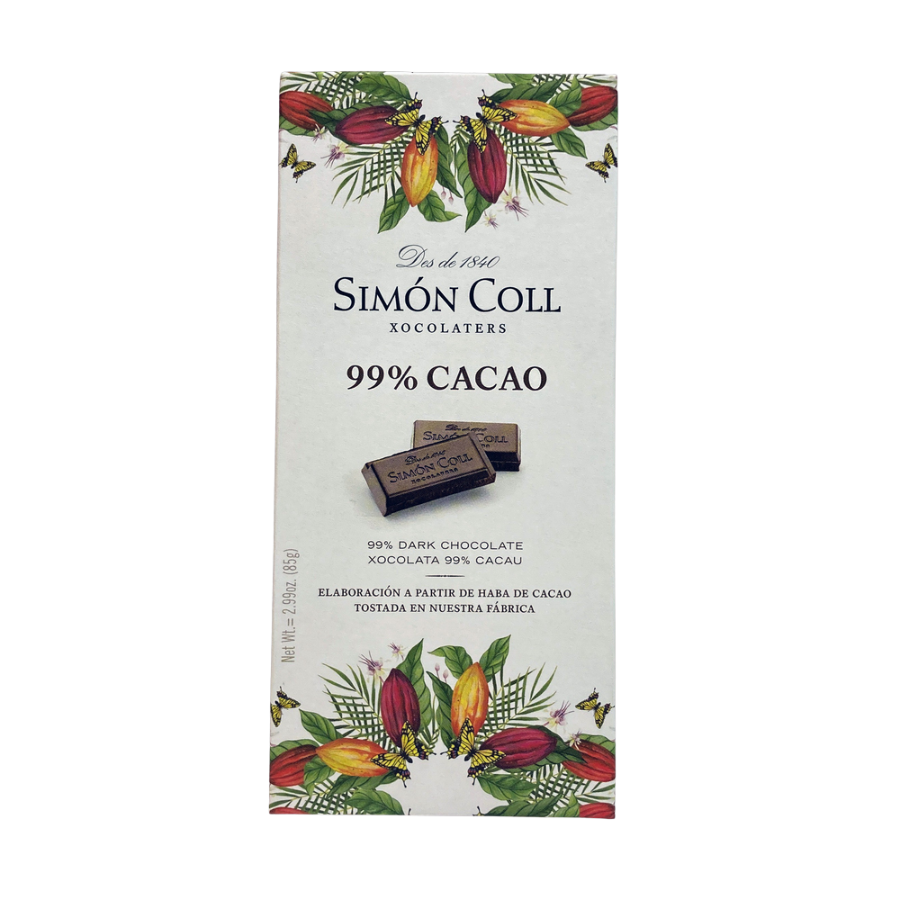[CJ-0575] Chocolate 99% Cacao Simón Coll 85Gr