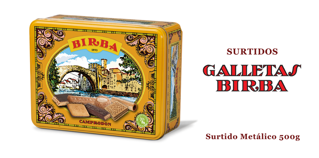 [CJ-0633] Surtido de Galletas Caja Metálica 500G - Birba