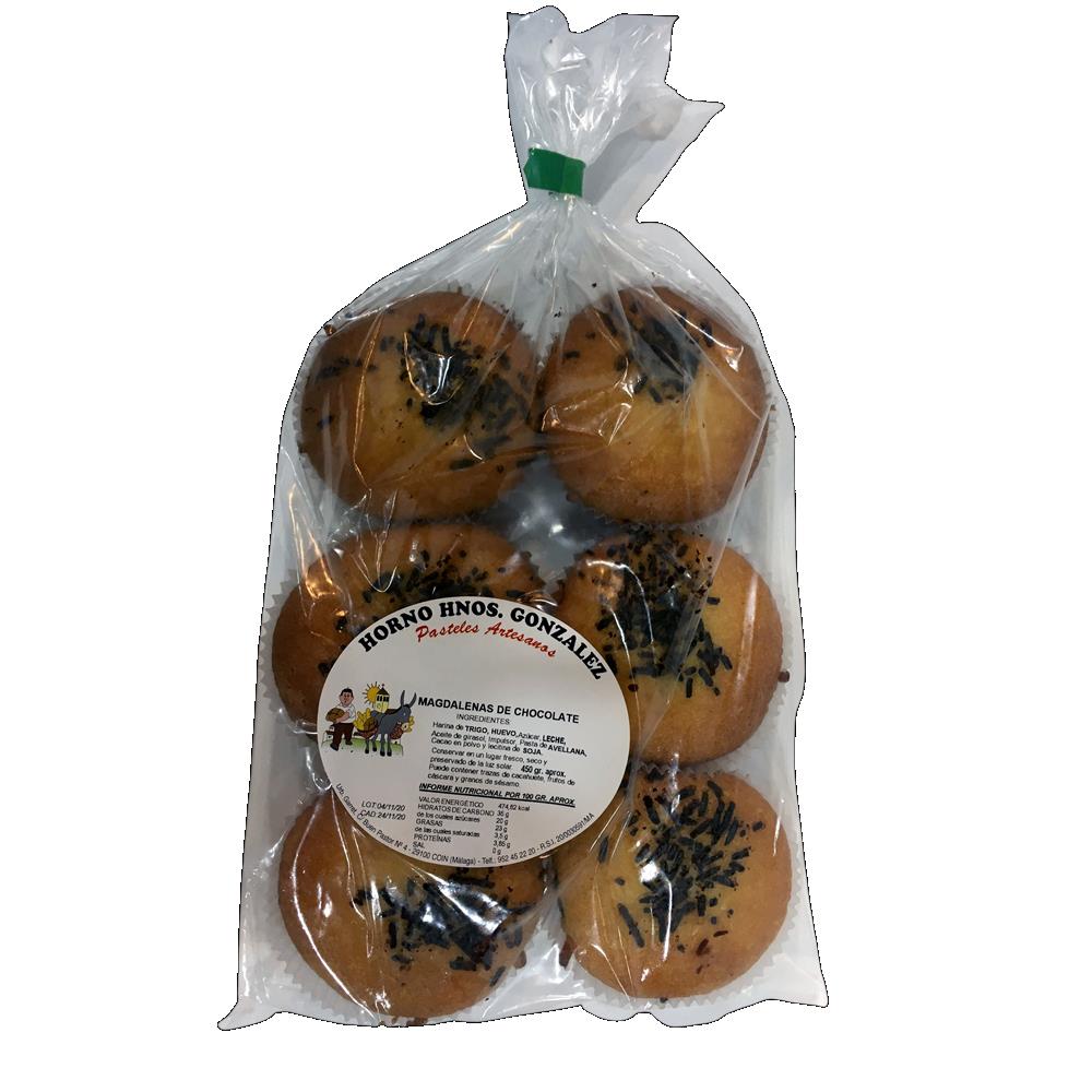 [CJ-0670] Madalenas Caseras de Coín Chocolate