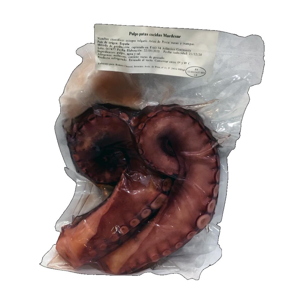 [CJ-0624] Pulpo Patas Cavidad Mardesur 650 g