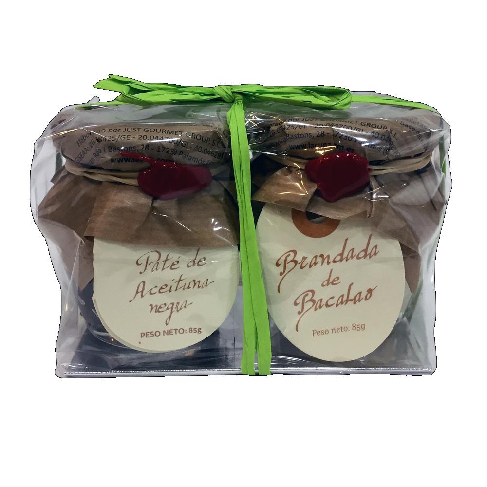[CJ-0689] Pack Brandada De Bacalao & Paté De Aceituna Negra 170 g