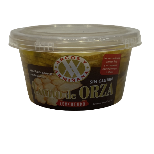 [CJ-0823] Tarrina de Lomo De Orza Loncheado Sin Gluten 200 G