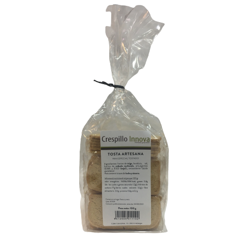 [CJ-0850] Tostas Artesanas Restangulares Crespillo Innova 100 g