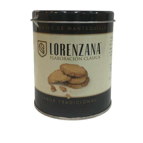 [CJ-0867] Galletas Loranzana Tradicional de mantequilla 210 gr