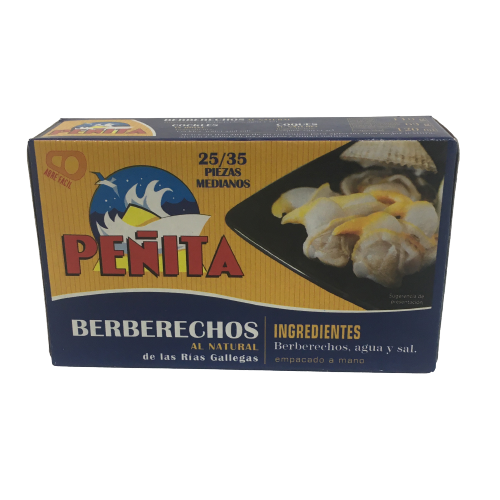 [CJ-0888] Berberechos al natural peñita 25/35p 120 g