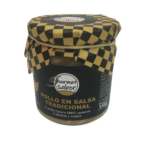 [CJ-0894] Pollo en salsa tradicional 350g 100% natural