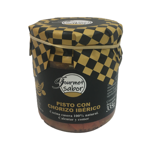 [CJ-0896] Pisto con chorizo ibérico 335g 100%natural