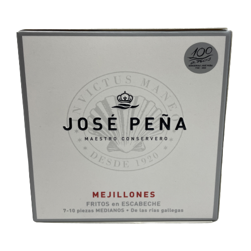 [CJ-0986] Mejillones Fritos en Escabeche 7/10 piezas José Peña