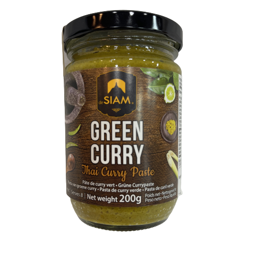 [CJ-1058] FRASCO PASTA DE CURRY VERDE 200g