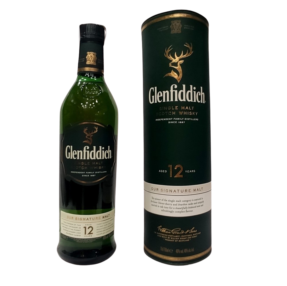 [CJ-0108] Glenfiddich 12 Años  MALTA 700 ml