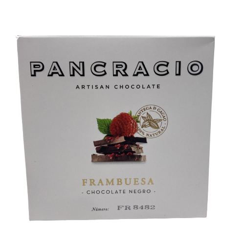 [CJ-1104] Tableta Frambuesa Chocolate Negro 100gr