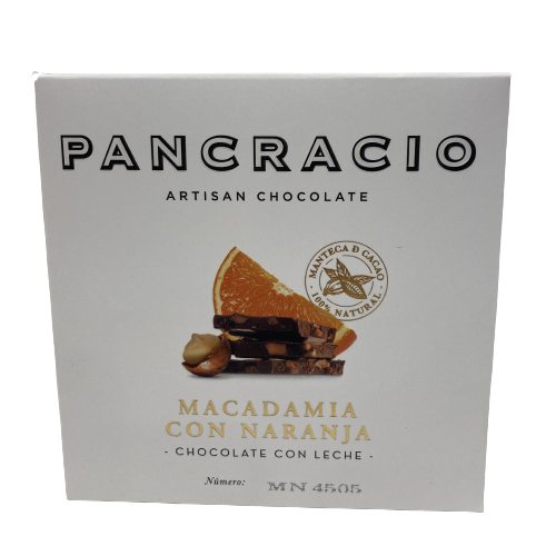 [CJ-1105] Tableta Macadamia con Naranja 100gr